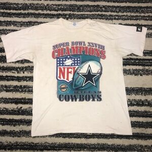 Vintage Dallas Cowboys Super Bowl XXVIII Champions T-Shirt (1994)